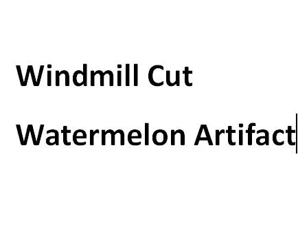 Нож нарезки дыни нержавеющая сталь ветряная мельница режущий арбуз фруктовый