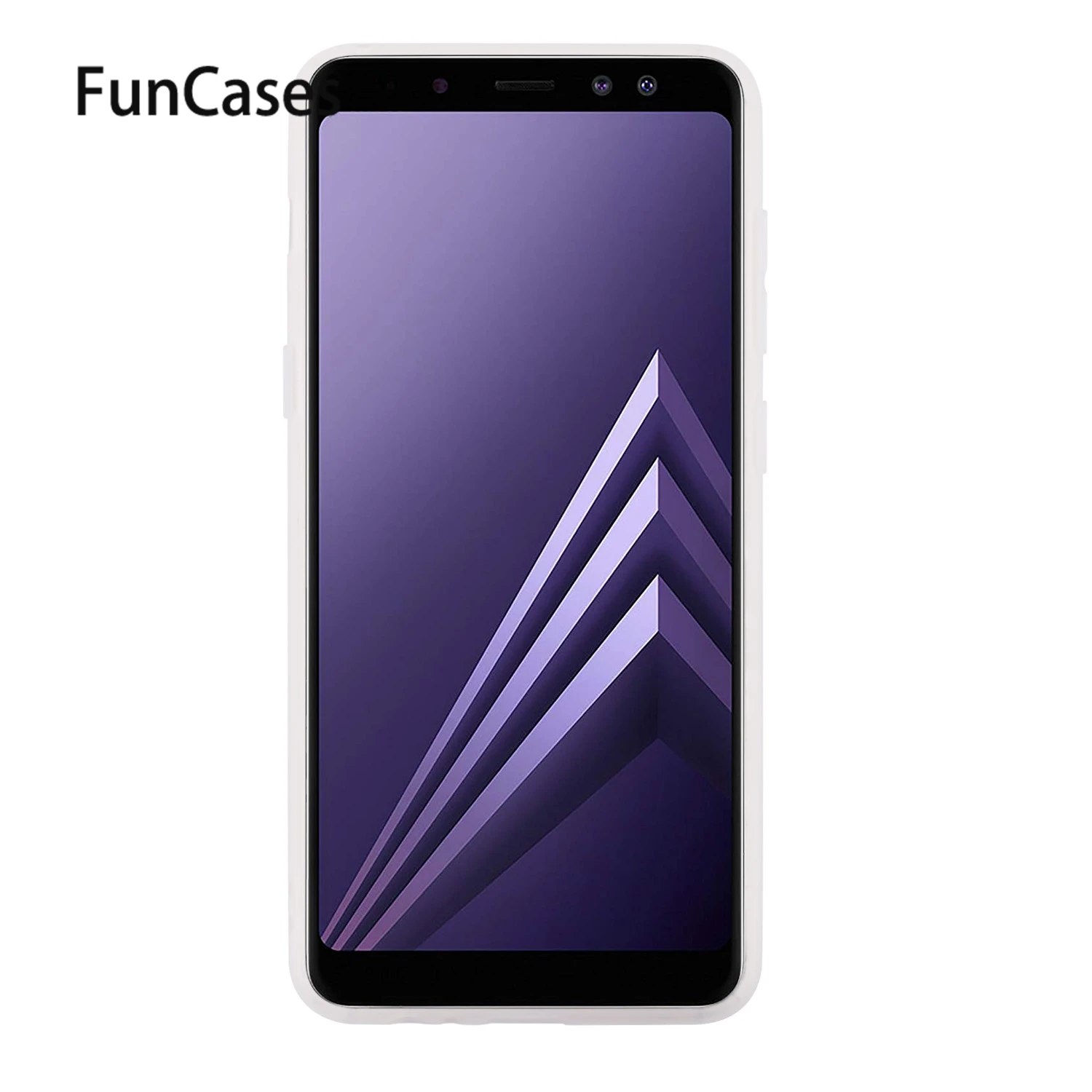 Стразы золотистого цвета для samsung A8 2018 Galaxy estuche мягкий силиконовый защитный чехол