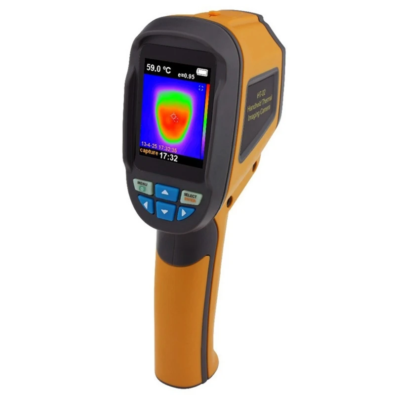 

HT-02 Handheld IR Thermal Imaging Camera Digital Display High Infrared Image Resolution Thermal Imager