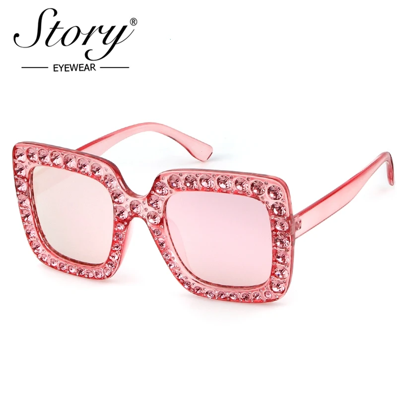 Очки солнцезащитные стразы женские винтажные Роскошные брендовые дизайнерские