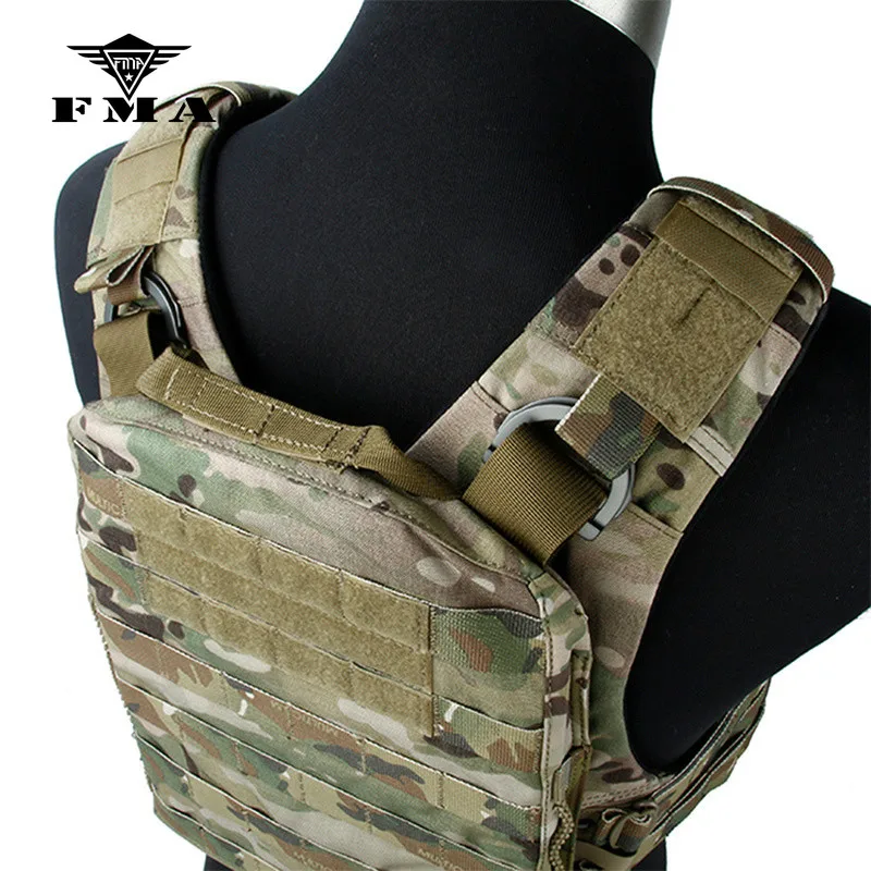Тактический жилет FMA Multicam TMC несущий с тарелкой AVS (Размер M) Cordura 500D Standard Limited Airsoft