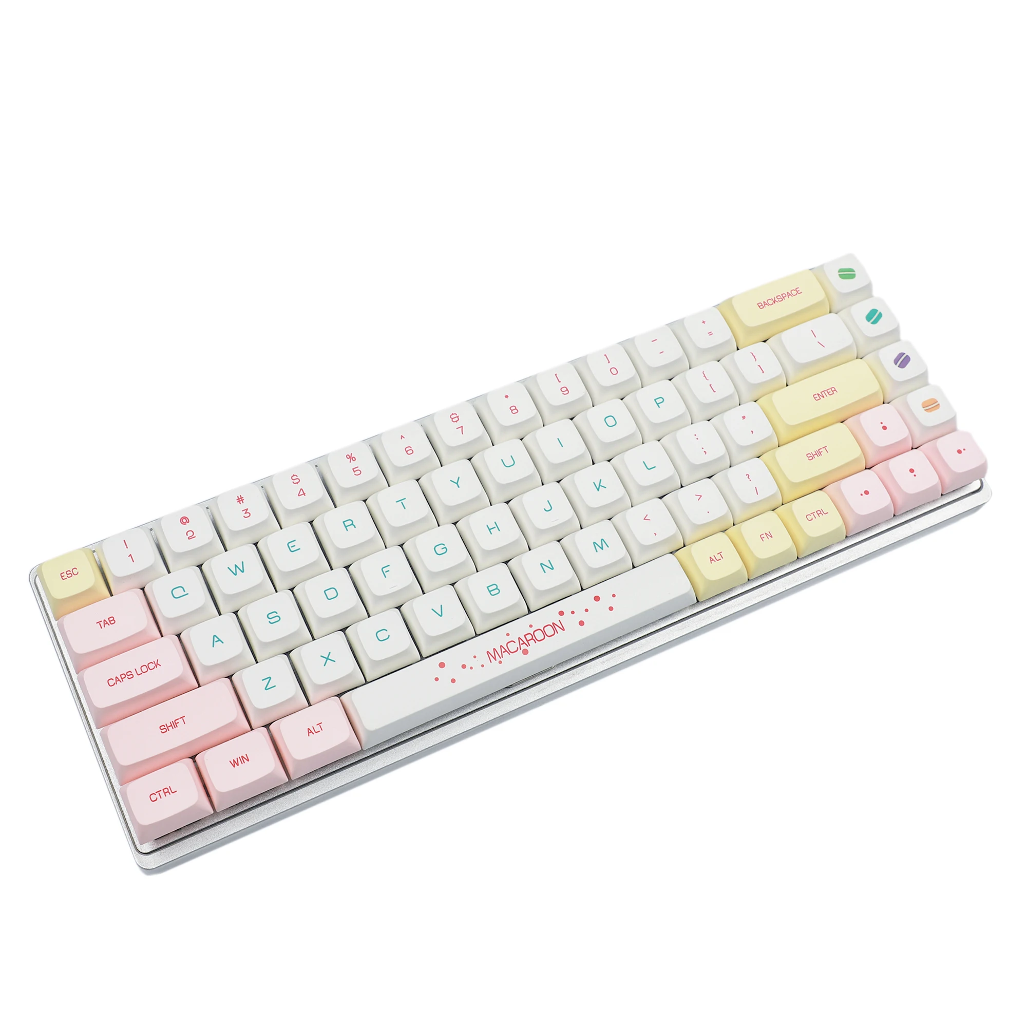 

YMDK 146 клавиша макарун краситель Sub ZDA шариковая форма PBT колпачок для ключей аналогичный XDA для детской 104 87 61 Melody 96 KBD75 ID80 GK64 SP84