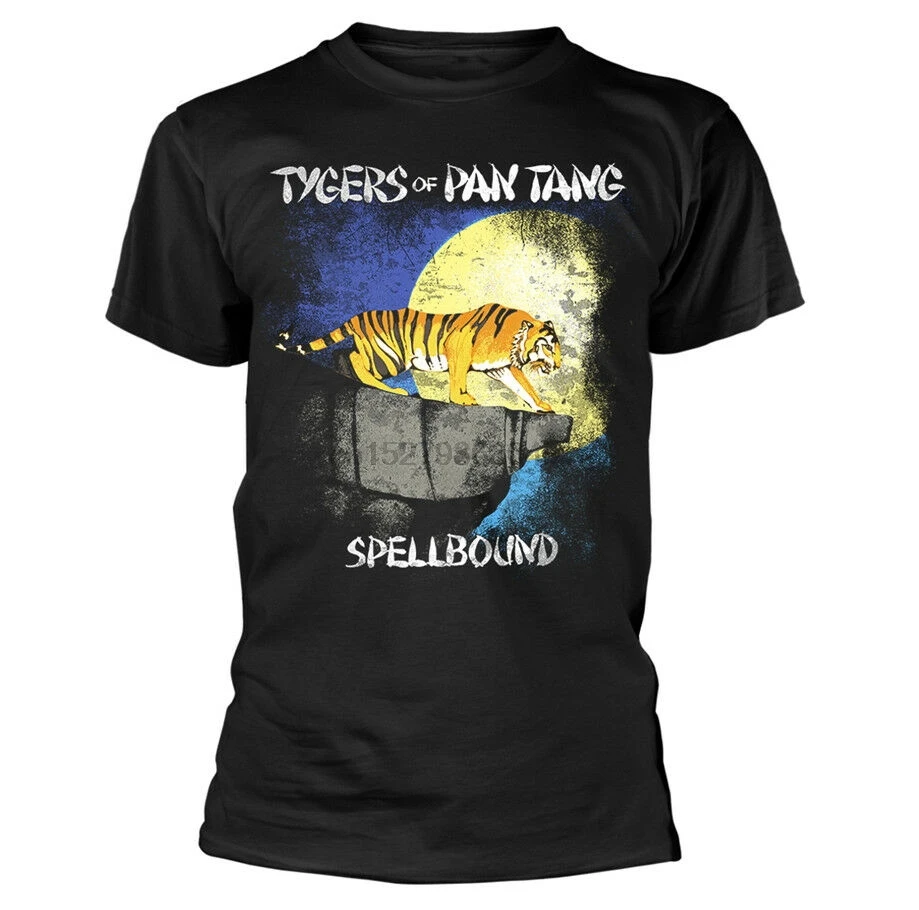 Tygers Of Pan Tang Spellbound рубашка S XXL Heavy Metal футболка NWOBHM официальный|Мужские футболки| |
