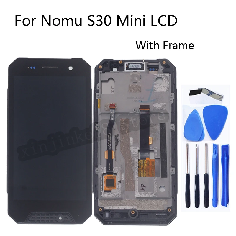 Оригинальный Для Nomu S30 Мини ЖК дисплей стекло сенсорный экран сборка дигитайзер