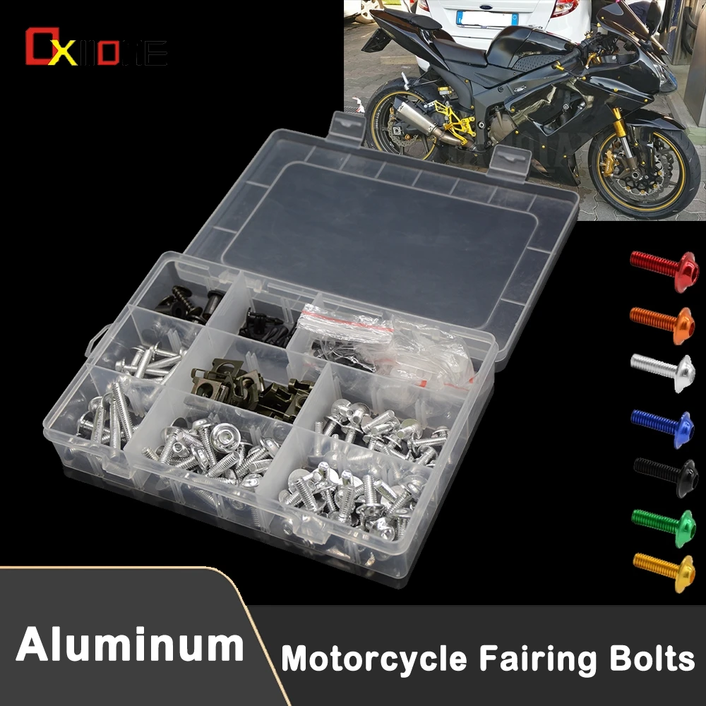 

Motorcycle M6 M5 Fairing Bolts Kit Bodywork Screws Nut For BMW R1200GS ADVENTURE R1200R R1200 RT SE R1200S R1200ST R1250RT
