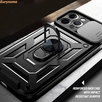 for iphone 12 pro max 12 mini case armor full camera protect magnetic car ring phone cover iphone 11 pro xr xs max hard cases
