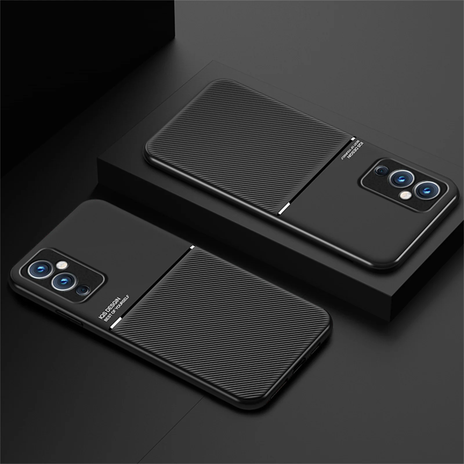 luxury thin skin phone case for oneplus 9 pro magnetic shockproof soft tpu matte protective slim cover free global shipping