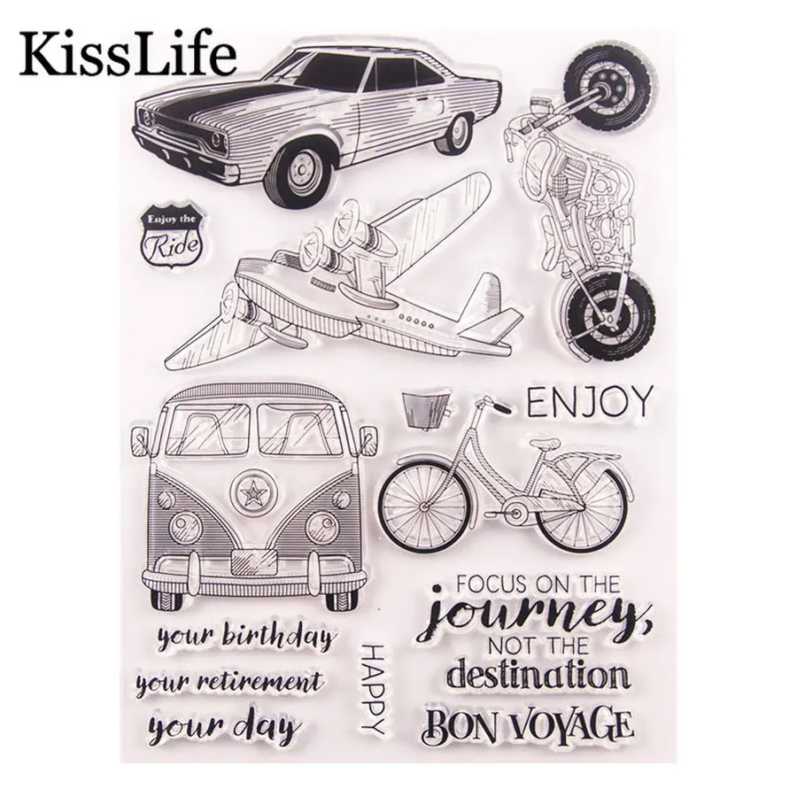 Новинка 2019 1 лист штампы с надписью Enjoy для автомобиля грузовика велосипеда