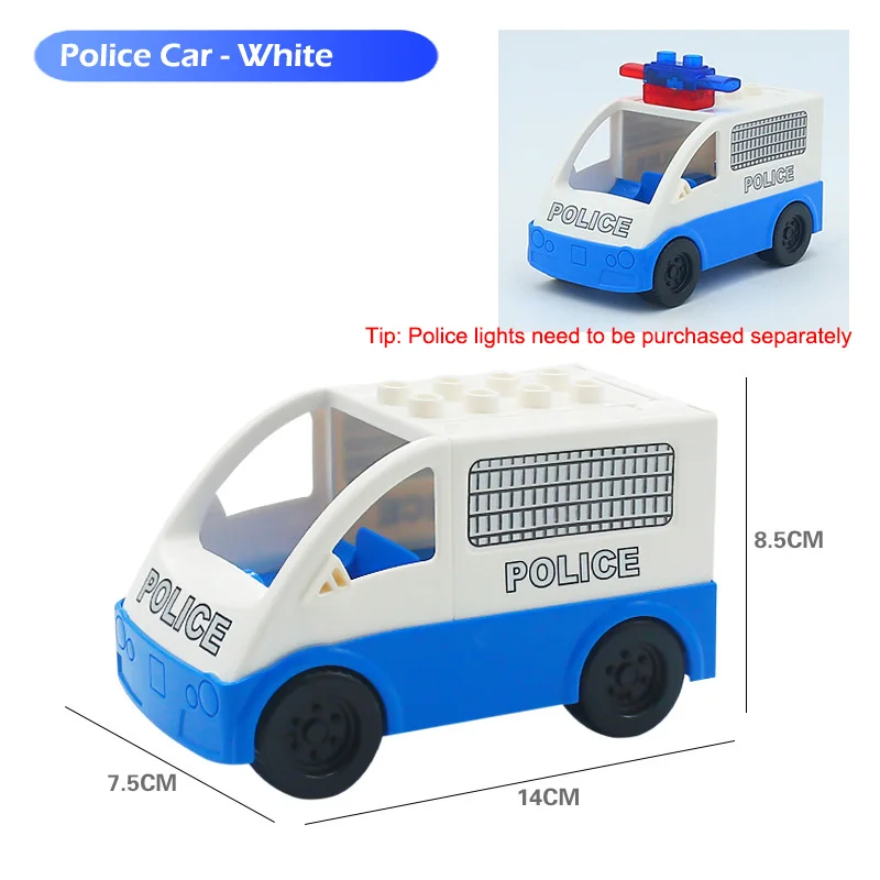 

DIY Big Size Building Blocks Accessories Vehicle Model Compatible Brands Building Blocks Children Parts Gift Toy City Block