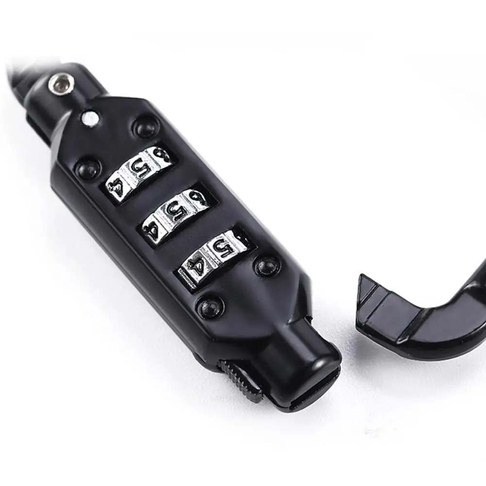 

Motorcycle Helmet Lock Cable Heavy Duty Combination Lock Carabiner for Bicycle Satefy Lock Bicycle Equipment MTB Anti-theft Lock