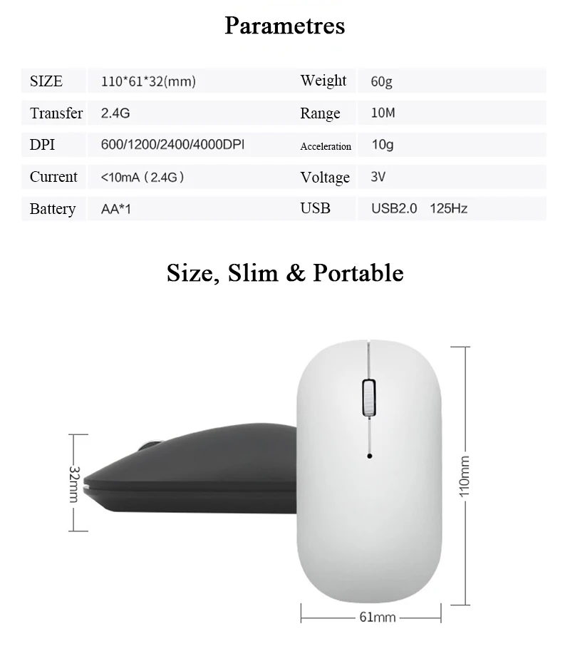 Lenovo Xiaoxin Air Handle беспроводная мышь 4000 dpi Bluetrack технология мышь для игрового ПК офиса дома