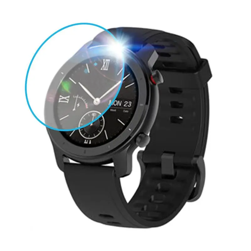 42/47 мм смарт часы закаленное стекло экран протектор для Huami AMAZFIT GTR защитный
