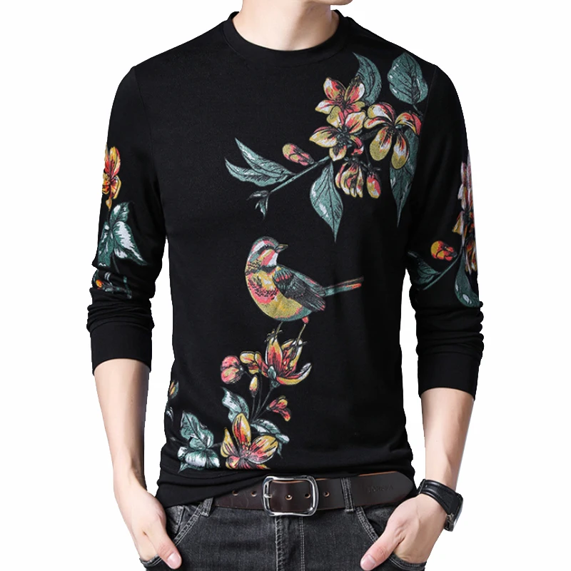 Мужские толстовки с принтом птицы теплые уникальные изображением животных