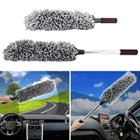 car duster brush auto dirt polishing universal adjustable soft microfiber cleaner washing tool auto care wash vehicle dust clean