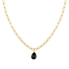 Автоклав 925 Серебряное ожерелье для женщин скрепка в форме ожерелья подвески цепи ювелирные украшения ожерелье бижутерия Femme 2021 тенденция