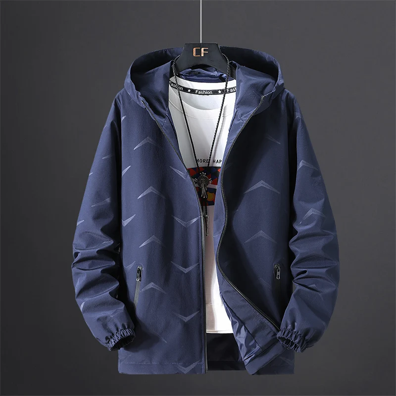 2020 New men jacket hooded Jackets Plus Size 10XL 9XL 8XL 7XL Windbreaker Casual Coat for Male Outerwear Streetwear | Мужская одежда