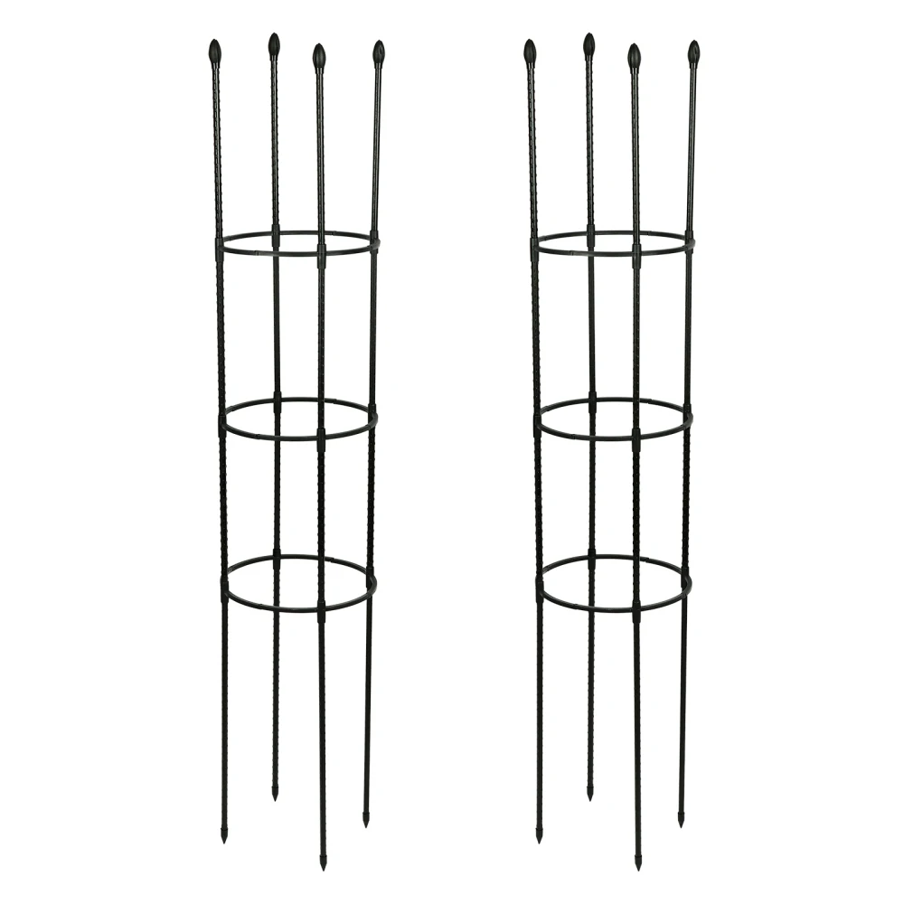 

Подставка для цветов-многофункциональная сборная подставка для цветов для сада, 2 упаковки, садовые растения с пластиковым покрытием и стал...