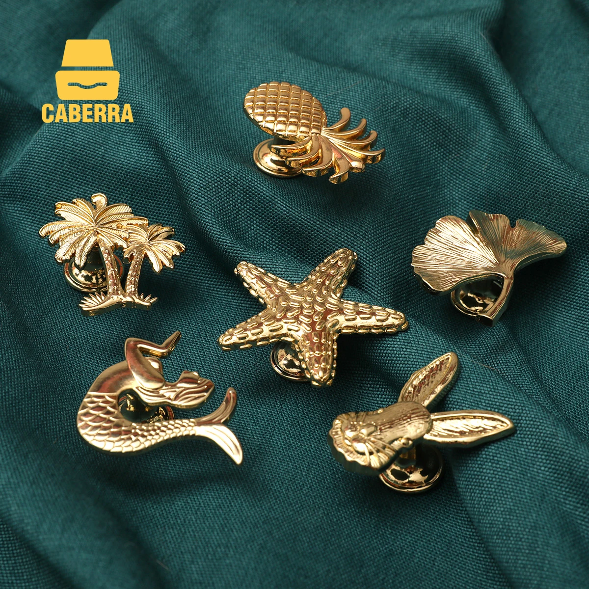 Plant Animal Shape Furniture Handles Copper Color Drawer Knobs Retro Dresser Gold for Cabinets and Drawers | Обустройство дома