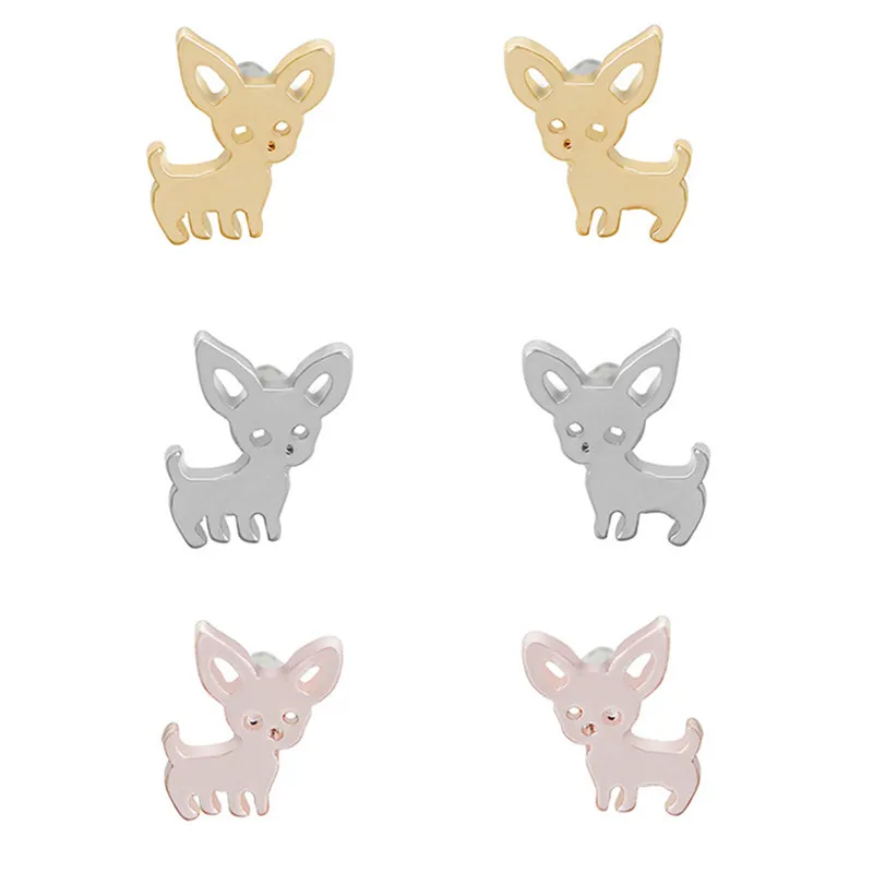 Мое домашнее животное Новое поступление серьги для женщин милые собаки шпильки