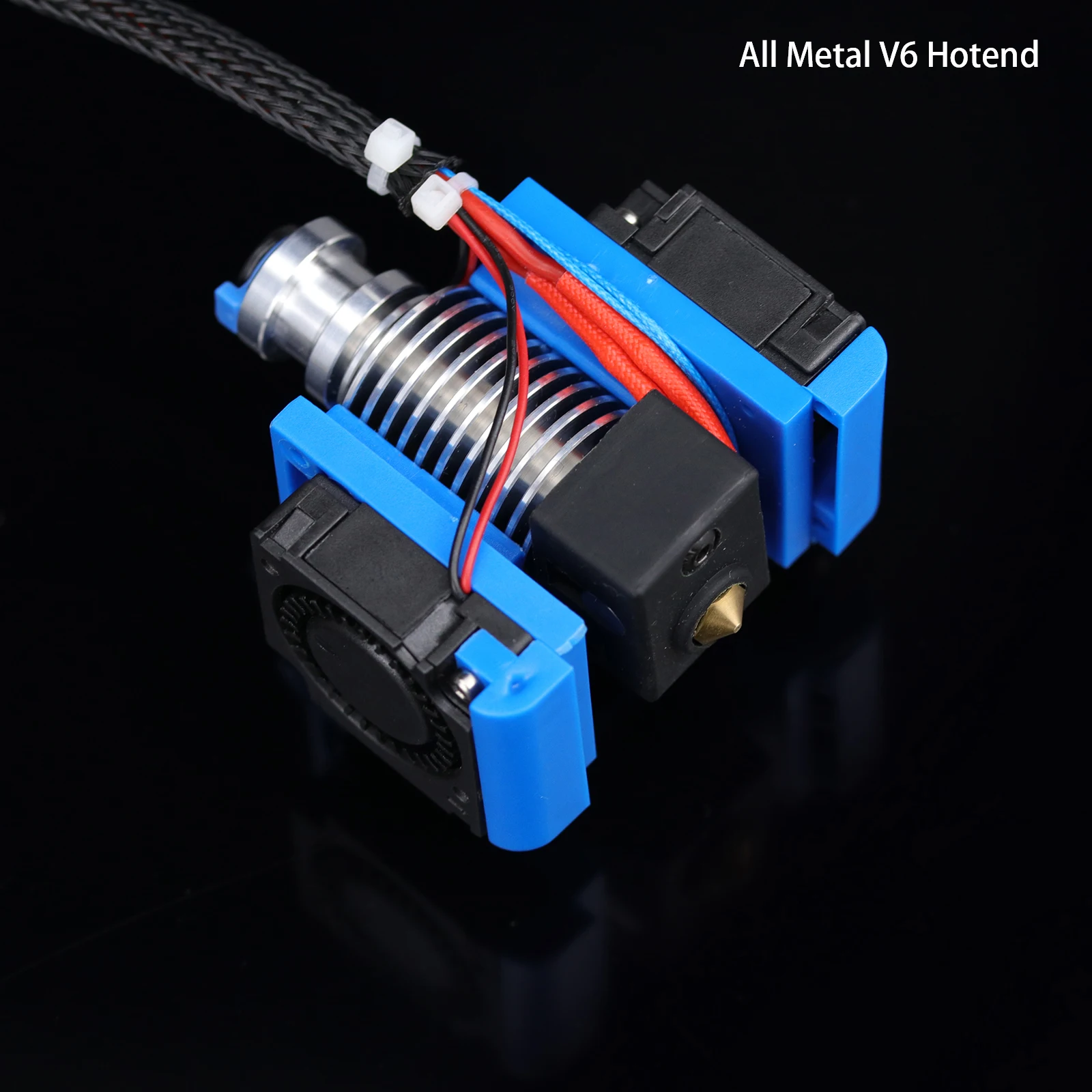 High Quality All Metal V6 J-head Hotend Bowden Extruder Kit For E3D/V6 volcano Cooling Fan 3D Printer Upgrade Part |