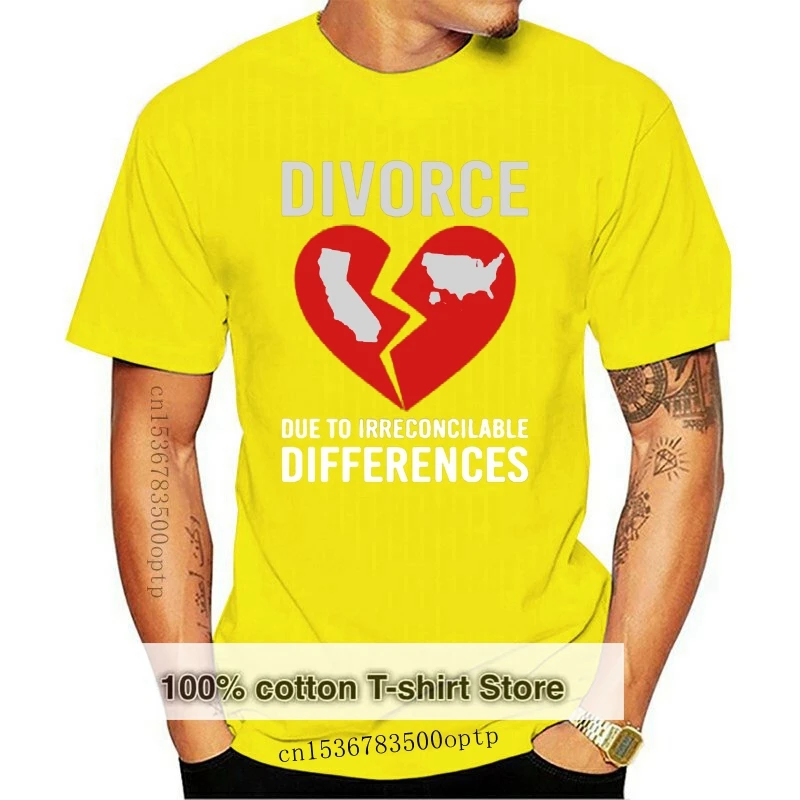 

Мужская футболка из-за развода из-за несомненных различий, женская и Мужская футболка