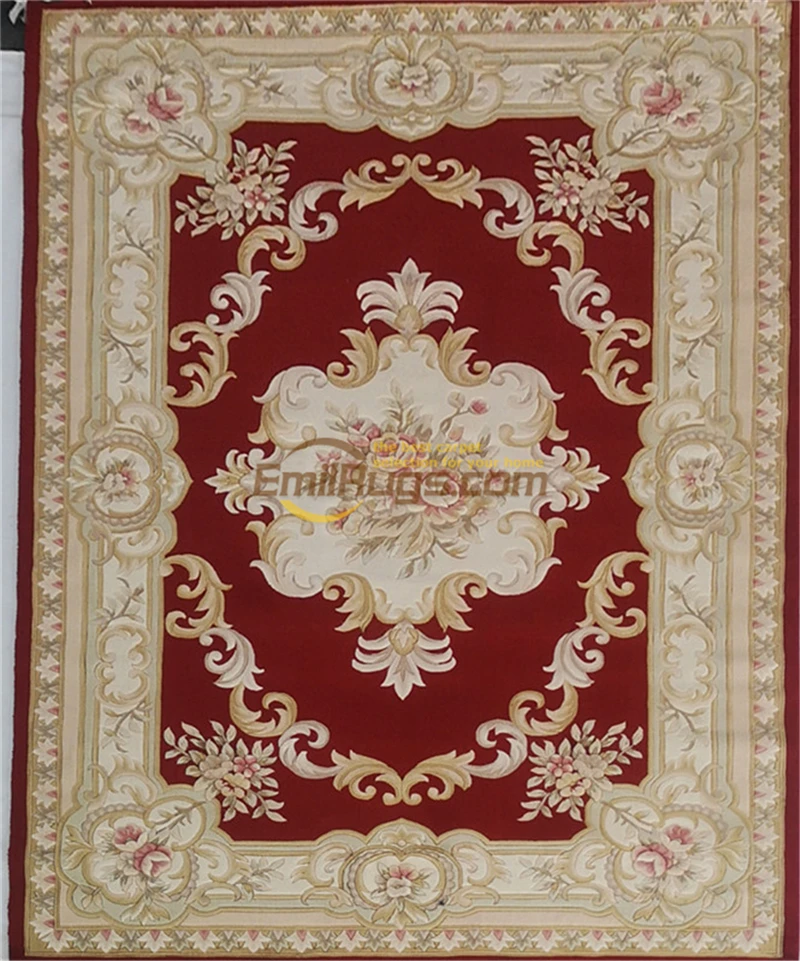 

chinese aubusson carpetshandwoven wool carpets large thick rugs knotted savonery Made To Order big carpet for living room