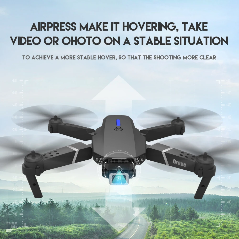 2020new Hot E525 Wifi Fpv Дрон с широкоугольным Hd 4k1080pCamera высота удержания Rc складной