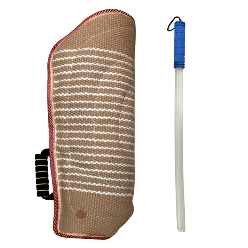 

2021 New Professional Dogs Bit Training Arm Sleeve with Whip Agitation Stick Arm Protect