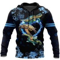fashion 3d printed animal turtle zipper hoodie casual sweatshirt street hip hop harajuku hoodie can be sold in bulk