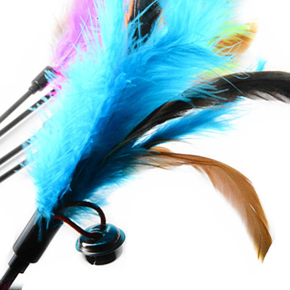 Забавная палочка для кошек 1 шт. Интерактивная игрушка кошачье перо игрушечная