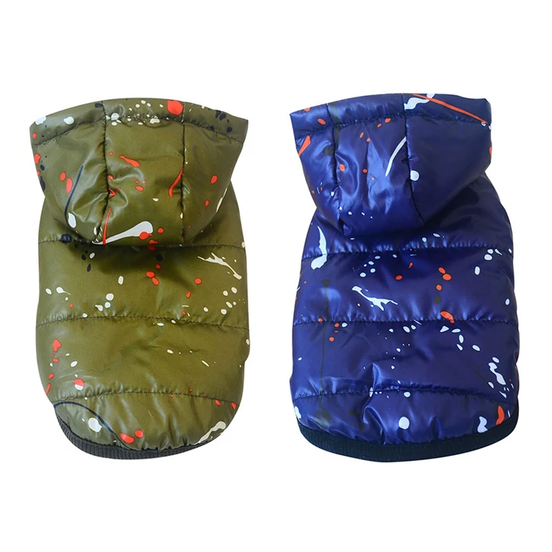 Одежда для домашних животных, собак, теплый костюм с капюшоном Водонепроницаемый Куртка утепленная лыжная куртка для малых и средних собак свитер для собаки