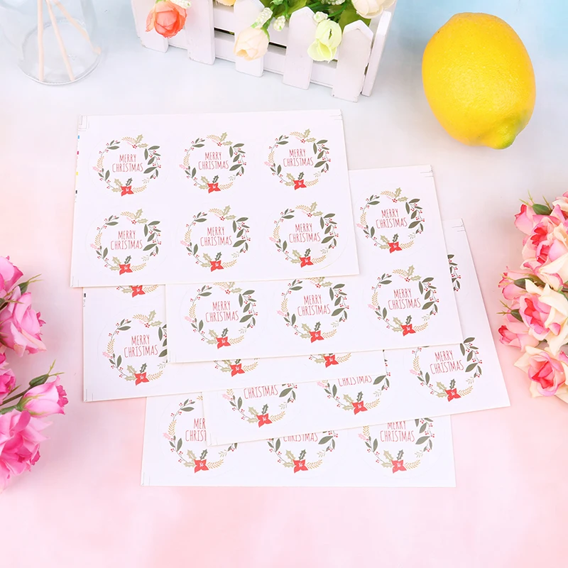 Счастливого Рождества английские слова конфеты печенье этикетки для торта