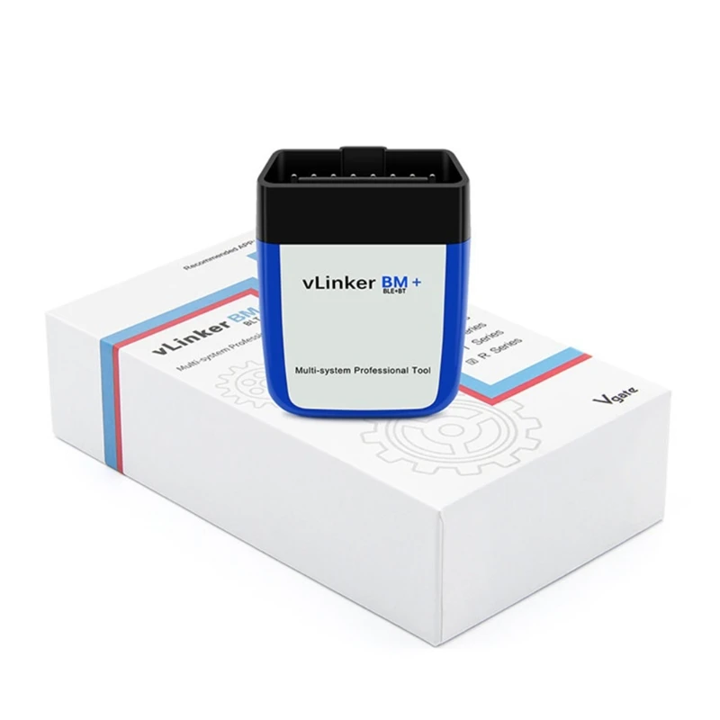 

U2JA Vgate VLinker BM Bluetooth-совместимый Wi-Fi профессиональные диагностические инструменты OBD2 считыватель кодов Автомобильный сканер адаптер для
