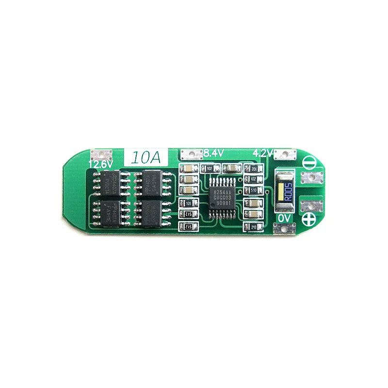 Защитная плата PCB BMS для литий ионного аккумулятора 3S 10 А 11 1 В 12 6 в 18650 3 упаковок
