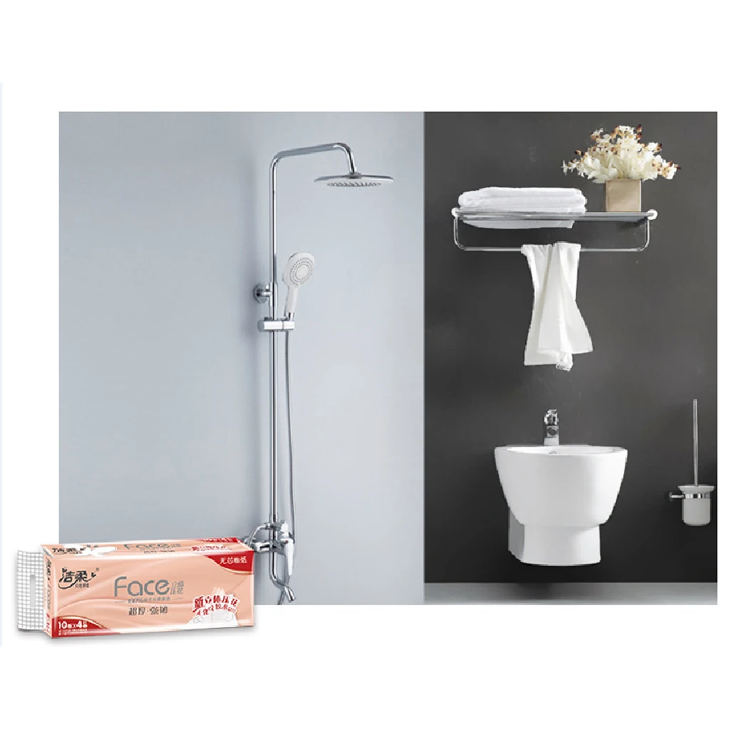 10 шт. мягкая туалетная бумага рулонная Хо использовать держать Смываемые