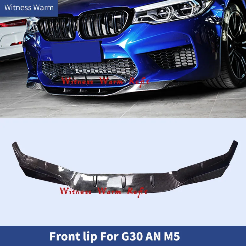 Высококачественный спойлер для переднего бампера из углеродного волокна BMW G30 G38