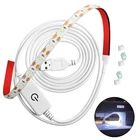 Швейная машина светильник s светодиодная лента DC 5V USB Dimmable 2835 SMD гибкий с сенсорным диммером водонепроницаемый Рабочий СВЕТОДИОДНЫЙ светильник s
