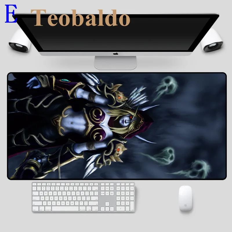 World of Warcraft Мышь Большой 60X30 см геймера сексуальная девушка Сильвана игровой коврик для мыши для ноутбука резиновые Тетрадь Настольный коврик - Цвет: 300x900x2mm