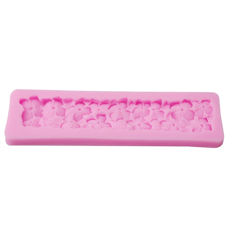 Силиконовая форма для украшения торта с жемчугом и цветами инструменты