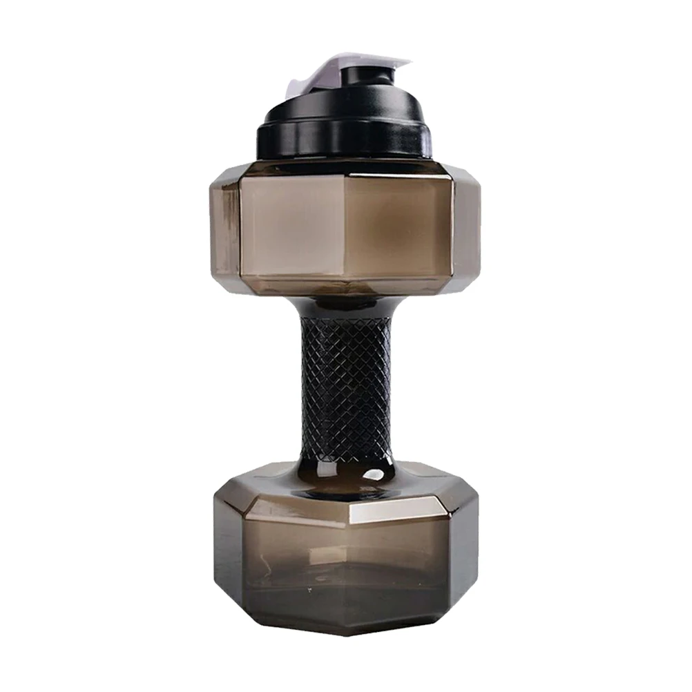 Форма гантели бутылка для воды портативный спортивный чайник Мода Тяжелая