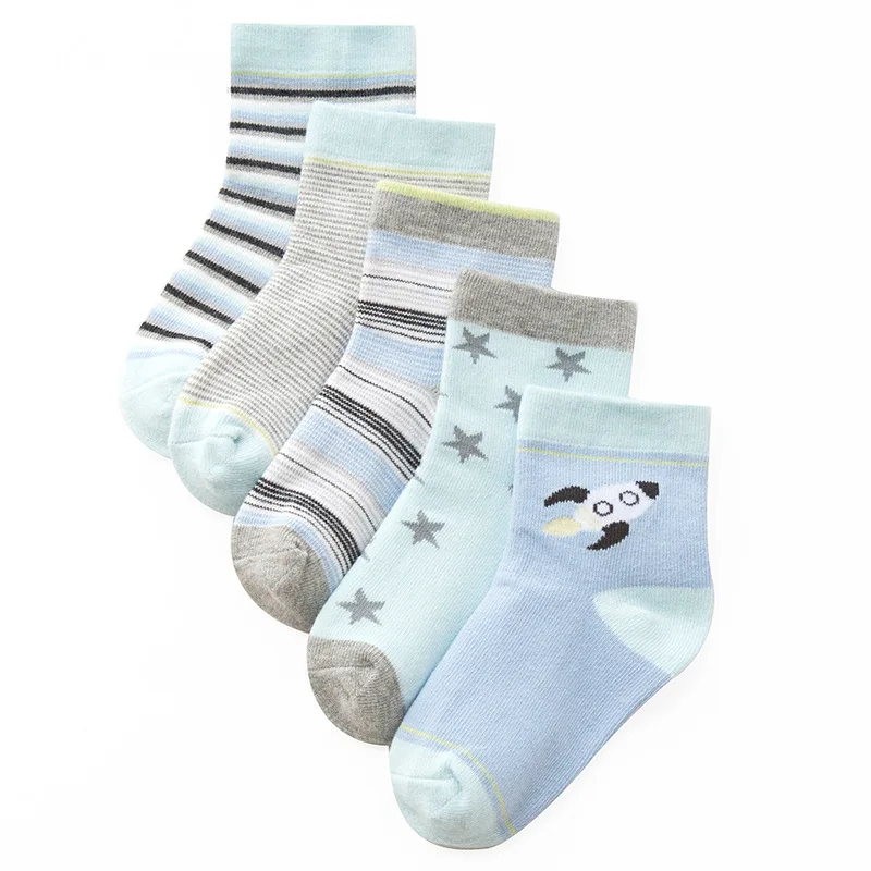 HappyFlute 5pair Cheap Socks Set Unisex Casual Winter Autumn Fashion 0-12years Infant Baby Knitted |