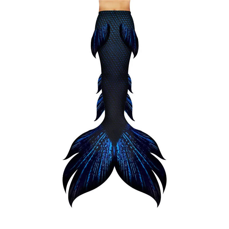 Индивидуальный костюм русалки для плавания с хвостом женщин и взрослых пляжный