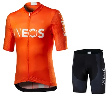 

Ineos 2019 Professional Bike Clothing, Summer Road Bike Sweatshirt, MTB Bike Clothing Gel Breathable Pad Men Jersey Sets Full