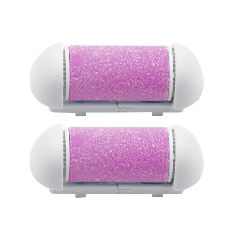 Pink 2pcs 2 шт. сменный ролик головка для гладкого электрического педикюра лодыжки мертвой кожи мозолей инструмент для удаления ног - Цвет: Pink 2pcs