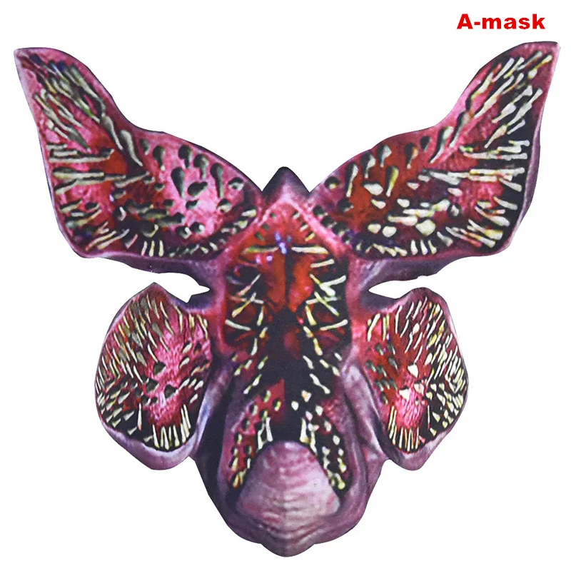 A-mask Demogorgon/костюм на Хэллоуин для детей, странные вещи, Забавный персонаж, форнит, страшная крестость, карнавальный костюм - Цвет: A-mask