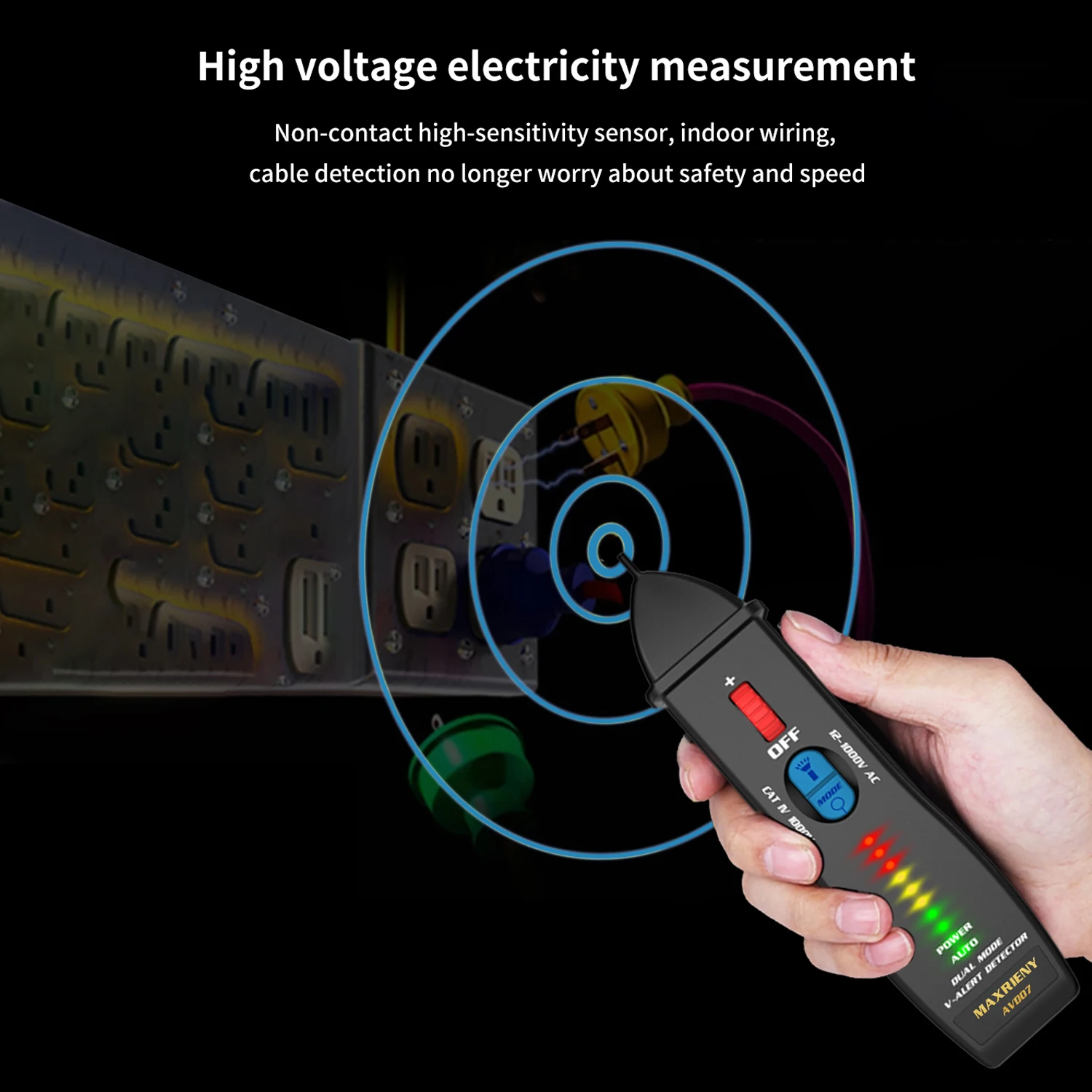 Профессиональный двухрежимный интеллектуальный детектор напряжения
