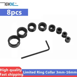 8 шт.компл. метрическое сверло Вал Глубина стопа воротники деревообрабатывающее сверло ограничено Кольцо Воротник 3 мм-16 мм