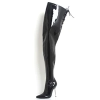 4 72in high height sex boots party boots pointed toe stiletto heel over the knee boots us size 6 13 no 743 3