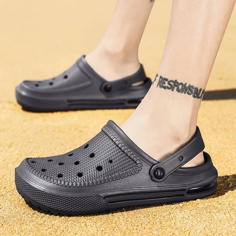

Garden Clog Shoes Men Women Quick Drying Summer Beach Slipper Flat Benassies Outdoor Sandals Male Female Gardening shoes