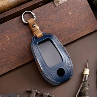leather car smart key case cover for bmw 5 7 series g11 g12 g30 g31 g32 i8 i12 i15 g01 x3 g02 x4 g05 x5 g07 x7 protection shell